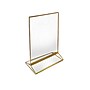 Azar 4" x 6" Acrylic Double-Sided Sign Holder, Gold, 10/Pack (152792-GLD-10PK)~#|#~FACB83A1-610A-428A-B31CD5D6BAAB1903_sc7