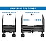 Mount-It! Metal CPU Stand with Four Casters, Black (MI-7153)~#|#~FADB9BFE-F909-407C-893B6927ADC26A61_sc7
