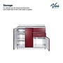Viva Comfort 36.75'' H x 42" L Exam Room Medical Cabinet, 2-Doors, 3-Drawers, Claret (902BASE42NSCL)~#|#~FAF07100-90B3-4B08-978742D94528B114_sc7