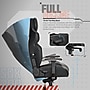 Sharper Image SGX300 Ergonomic Racing Gaming Chair, Black (52914-BLKWHT)~#|#~FB0198D3-D75E-40DA-AD51C29E06C3C39E_sc7