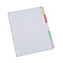 Universal Insertable Paper Divider, 5-Tab, White, 5/Set (UNV20816)~#|#~FB10240E-503C-4996-A2EF6A7A00E89B07_sc7