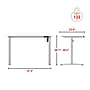 Staples 48"W Electric Rectangular Adjustable Standing Desk, White (ST63148)~#|#~FB28C2C6-4B6E-49DB-BAEC1B314D1E1805_sc7