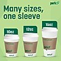 Perk Eco Paper Coffee Cup Sleeves, 500 Count Bulk Insulated Sleeves for Hot Cups, Brown~#|#~FB3C9824-83F6-4C6F-99F7F8CFFA6FFCCF_sc7