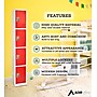 AdirOffice 72" 4-Tier Red Storage Locker, 4/Pack (629-204-RED-4PK)~#|#~FB41EC37-8AB8-4C34-B4544AAE82833E17_sc7