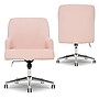 Serta Style Leighton Fabric Swivel Home Office Chair, Blush Pink (47925C)~#|#~FB4FA0F2-7D6D-42E0-BF256E1D0CC33290_sc7