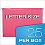 Pendaflex Reinforced Recycled Hanging File Folder, 5-Tab Tab, Letter Size, Pink, 25/Box (PFX 4152 1/5 PIN)~#|#~FB5EA5FE-A46E-4441-A9C38B4A0ACFED66_sc7