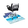 Mind Reader Hard Floor Chair Mat with Lip, 47" x 35", Blue, Polycarbonate (SKYMAT-ASST)~#|#~FB6AF9D5-628A-429A-8973702AF391065C_sc7