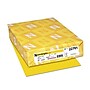 Astrobrights 65 lb. Cardstock Paper, 8.5" x 11", Sunburst Yellow, 250 Sheets/Pack (WAU22791)~#|#~FB6D3521-DCDF-4A77-A3C1C7E5BB0264AA_sc7
