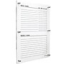 Excello Brands Acrylic Dry-Erase Planning Board, 20" x 30", Black Print (ACRYLBRD-TSK20X30-BLK)~#|#~FB6F1BB4-087E-4F44-8559916423A56095_sc7