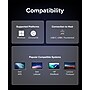 Plugable MSTH3 USB-C to HDMI Multi-Display Adapter, Male to Female, Black (USBC-MSTH3) ~#|#~FB74EA72-3C50-426A-9612BE187F10457D_sc7