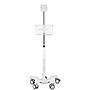 Viva Comfort Steel Welch Allyn 4400 Vital Signs Monitor Steel Mobile Stand with Storage Basket, White (ADIME911-01-MK)~#|#~FB81FA16-F290-481B-BBDA4C7229DDBE4E_sc7