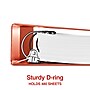 Staples 2" 3-Ring View Binder, D-Ring, Orange (26446-CC)~#|#~FB9962AA-D49F-444D-912DB71F89790E48_sc7