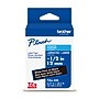 Brother P-touch Laminated Label Tape, 1/2" x 26.2', White on Black (TZe335)~#|#~FB9EBC28-369A-46D1-B88524C171621FF0_sc7