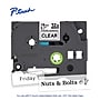 Brother P-touch Strong Adhesive Laminated Label Tape, ~3/4" x 26.2', Black on Clear (TZeS141)~#|#~FBC59ACE-0F90-4ED2-8710A6768E44CA25_sc7