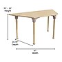 Flash Furniture Bright Beginnings Hercules Trapezoid Table, 47" x 20.75", Height Adjustable, Beech (MK-ME088027-GG)~#|#~FBDA6C41-5795-4F0C-AFE05CB03F682D95_sc7