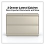 Alera Lateral File Cabinet, 2-Drawer, 42", Putty~#|#~FBF7537F-3F25-40B3-A842A6DABEFF6ED5_sc7