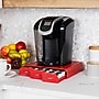 Mind Reader Plastic Single Serve Coffee Pod Storage Drawer, 36 Pod Capacity, Red (TRAY6-RED)~#|#~FC1639E0-B504-48F1-818D8554CFC9B03A_sc7