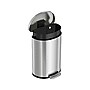 HLS Commercial Stainless Steel Trash Can with Hinged Lid, 13.2-Gallon, Silver (HLSS13DFR)~#|#~FC278E24-3C2A-41C8-918235C15773869D_sc7
