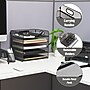 Mind Reader 5-Compartment Metal Desk Tray, Black (5MTROG-BLK)~#|#~FC2CCCCB-8BA7-4F05-9F8D9C07FC7AEEC1_sc7