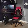 Staples Emerge Vortex Bonded Leather Ergonomic Gaming Chair, Black and Red (51465-CC)~#|#~FC33DADB-826A-406B-B8671010A9F36FE0_sc7