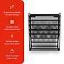 TRU RED Mesh Letter Wall File, 5‑Pocket Hanging File Organizer, Black – Vertical Wall‑Mounted Mail & Document Holder~#|#~FC447818-112A-46E8-91565A1354BA58DC_sc7