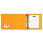 JAM Paper 4" 3-Ring Flexible Poly Binder, Orange (PB75245OR)~#|#~FC6808AB-899B-46E4-86C537EF343A9F66_sc7