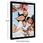 Amanti Art Avon Narrow 18" x 24" Polystyrene Picture Frames, Black Satin (A42678299142)~#|#~FC6AB62A-E374-4CC8-82171518BFF03EA2_sc7