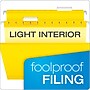 Pendaflex Reinforced Hanging File Folders, 1/5 Tab, Letter Size, Yellow, 25/Box (PFX 4152 1/5 YEL)~#|#~FC862A63-C108-4478-B8F2275D6EBCED45_sc7