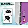 Viva Comfort Dual Lock Surface-Mount Medicine Medical Cabinet, 1.1 cu. ft., Purple (ADI999-04-PUR-MK)~#|#~FCAFC39B-2EDD-4E07-BE9898917B74C2B6_sc7