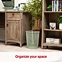 Staples Metal Mesh Trash Can, 4.4 Gallon, Sage Green, 3/Pack (ST63859)~#|#~FCB3AD6B-2C7E-484E-B9EBED84C724CA6D_sc7