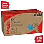 WypAll L30 Cellulose Cleaning Wipers, 10" x 9.8", White, 120 Wipers/Box, 10/Carton (KCC03086)~#|#~sp106264715_sc7