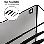 Mind Reader 5-Pocket Metal Mesh Mountable Wall File, Letter Size, Black (MAGSTACK-BLK)~#|#~FCCC83E7-0365-4E0A-8A35A713941A11B8_sc7
