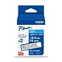 Brother P-touch TZe-241 Laminated Label Tape, 3/4" x 26.2', Black on White, 2/Pack (TZe2412PK)~#|#~FCCD212E-DA85-4DAD-AF7BE8151241A30F_sc7