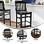 Flash Furniture HERCULES Traditional Wood School House Back Restaurant Barstool, Black (XUDGW0006BBLK)~#|#~FCD95BEB-B8DA-4986-BB6E5952B2792398_sc7