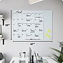 U Brands Floating Glass Dry Erase Calendar Board, Frameless, 47" x 35", White Frosted Surface (2776U00-01)~#|#~FCE5E96C-4DED-4DE4-9764C1728F186976_sc7