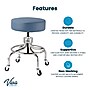Viva Comfort Armless PU Leather Medical and Lab Stool, Blue (ADI910-02-BLU-MK)~#|#~FD091017-F88C-4FE8-B703D37A5B01B252_sc7