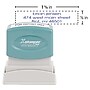 Xstamper 1.63"W Custom Pre-Inked Stamp, Assorted Ink, Each (N10)~#|#~FD102E27-0550-45DD-BAA186250718DEEE_sc7