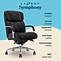 La-Z-Boy Symphony Ergonomic Bonded Leather Swivel Executive Chair, Black and Chrome (CCHR10013D)~#|#~FD12F2FD-EA2F-46E5-84C4348F9B167318_sc7