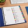 Avery Ready Index Table of Contents Paper Dividers, A-Z Tabs, Contemporary Multicolor (11844)~#|#~FD15FA0B-6F71-4DE3-92CD8317A9607D58_sc7