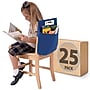 Seat Sack Seat Storage, 9.45" x 8.07" x 10.83", Blue, 25/Pack (12190)~#|#~FD1C5539-32C1-48F0-8942BAF6764E1808_sc7