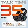 Delton G520 Wireless Noise Canceling Bluetooth Stereo Business/Gaming Over-the-Ear Computer Headset, Black (DBHG520)~#|#~FD47C432-DEBC-45F4-828E5E4D0909C70B_sc7