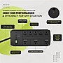 GoGreen Power 8 Outlet Surge Protector, 6' cord, Black (GG-18316BK)~#|#~FD56F940-427F-4002-BFD7D3C365EBB40D_sc7