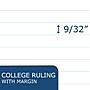 Roaring Spring Paper Products BioBased 1-Subject Notebooks, 8.5" x 11", College Ruled, 70 Sheets, Each (13361)~#|#~FD57BFC4-C014-4C50-8263C3C8E2C393E0_sc7