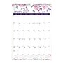 2027 Blueline Colorful Passion Floral 12" x 17" Monthly Wall Calendar, White/Purple (C173126)~#|#~FD6782E0-6DA8-40AE-BFC536028B650A9E_sc7