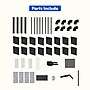 FlexiSpot WorkCube Series Sound Absorbing 2 Person Privacy Booth, White (P2FW-KIT)~#|#~FD6A4DE9-D491-42C1-8BD3DFC94821BCB3_sc7