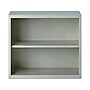Hirsh HL8000 Series 30"H 2-Shelf Bookcase with Adjustable Shelf, Light Gray Steel (21988)~#|#~FD802362-E246-484F-80CAC984A655EEFD_sc7