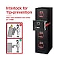 Staples Heavy Duty 4 Drawer Vertical File Cabinet, Letter Size Documents, 22" D x 14.9" W x 51.97" H, Black~#|#~FD983992-3348-4B85-AF0CB9C4D5725379_sc7