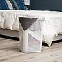 Mind Reader 15.85-Gallon Slim Laundry Hamper with Lid, Plastic, White (HBIN60-WHT)~#|#~FDA22B35-FDDD-4171-BC6408FBEDFB39EB_sc7