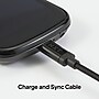 NXT Technologies 4 Ft. Braided USB-A to Micro-USB Charging Cable for Samsung/Android, Black (NX54334)~#|#~FDA57C2B-AAD0-42AB-86984A725B14D560_sc7