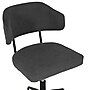 Linon Home Decor Products Tristan Armless Fabric Swivel Computer and Desk Chair, Black (178535BLACK01U)~#|#~FDB3A250-0668-4B1E-92BB9542B378261F_sc7